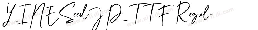 LINESeedJP_TTF Regul字体转换 LINESeedJP_TTF Regul字体转换